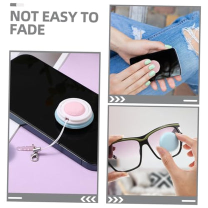 Ipetboom 6pcs Portable Lens Multi-Purpose Eyeglasses Phone and Camera Screen Cleaning Tools in and Compact Lightweight Dirt and Stain Removal