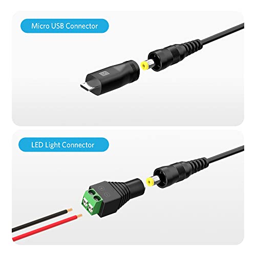 Belker 45W Universal 5V 6V 7.5V 9V 12V 13.5V 15V AC Adapter with USB C tip | DC Power Supply for LCD LED Strip Light Router CCTV Camera - 1A 2A 3A 3000mA Max - Fast USB Charging Port 5V 2A - size: 45w 5-15v 3a w/USB