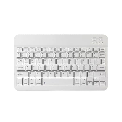 Slim Portable Keyboard Ergonomic Compact Wireless Lightweight | Ultra Slim Compact Keyboard for Smartphones Tablet Laptop PC - color: White