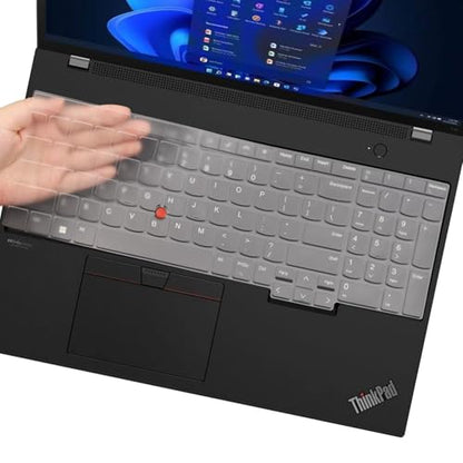 Keyboard Cover for Lenovo ThinkPad E16 L16 P16 P16v T16 P16s (Gen 3/Gen 2/Gen 1) 16 inch, Thinkpad L15 Gen 4/3 15.6 inch (Not Fit Thinkpad Z16,L15 Gen 2/1)-TPU - color: TPU