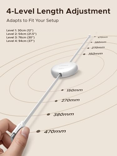 UGREEN 100W Retractable USB C Cable, Fast Charging, White, 3.3FT | Compatible with iPhone 17/16/15, MacBook Pro/Air, Galaxy S26/S25, iPad Pro/Air, Pixel 10/9, Switch, AirPods. Nylon Braided - color: White