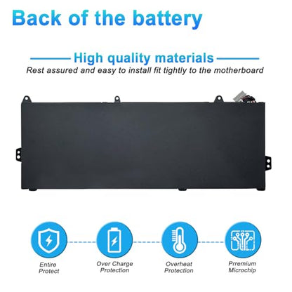 LG04XL L32654-005 Laptop Battery Replacement for for HP Pavilion 15-CS0000 15-CS1000 15-cs2000 15-cs3000 15t-cs000 15t-cs100 15t-cs200 Series L32535-141 L32535-1C1 LG04068XL 68Wh - size: 10.87*3.96*0.22inch LG04XL