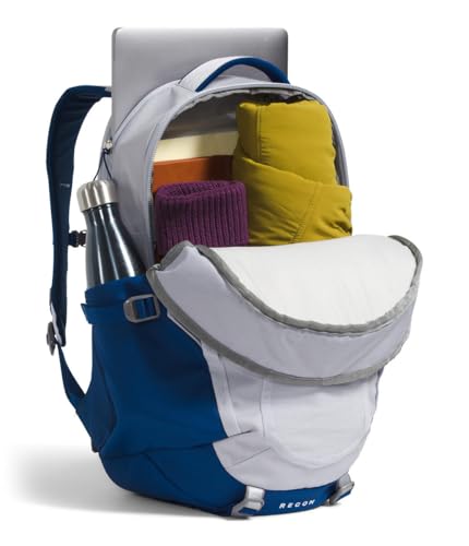 THE NORTH FACE Women's Recon Everyday Laptop Backpack, Mystic Haze Dark Heather/Estate Blue, One Size - color: Mystic Haze Dark Heather/Estate Blue, size: 30 Liters