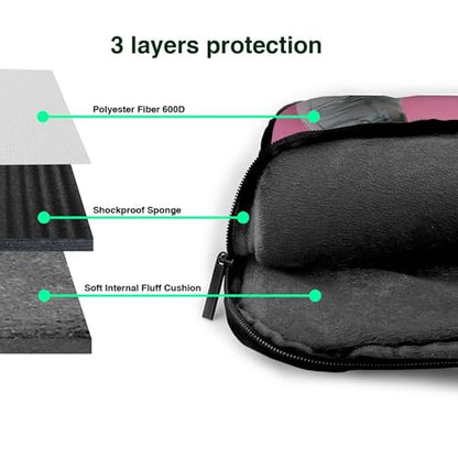 Custom Laptop Bag Personalized Laptop Case Sleeve Shoulder Bag With Photo Logo Text Slim Computer Messenger Briefcases - color: 15.6 Inch
