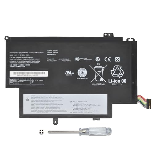 45N1704 45N1705 45N1706 45N1707 Laptop Battery for Lenovo Thinkpad 12.5" S1 Yoga 12 20CD 20CDA 20DL 20DK S1-120 S1-S240 Series 20CDS00800 20CDS00700 20CDS00500 4ICP5/42/62-2 14.8V/47Wh/3180mAh