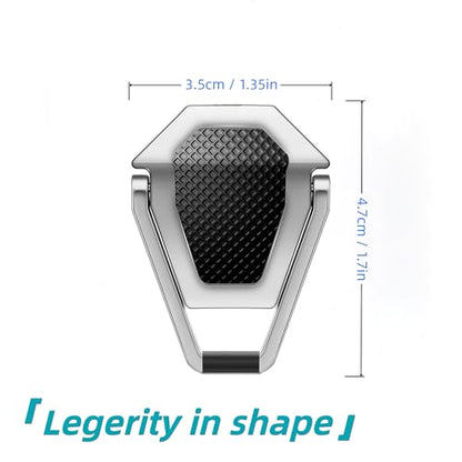 Laptop Riser Foldable Laptop Stand Portable Invisible Laptop Cooling Pad Laptop feet Suitable for 12-20 Inches Laptop Ergonomic Zinc Alloy Laptop Mini Stand Leg (Silver-2pcs) - style: Silver-2