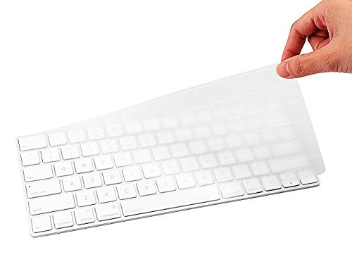 Ultra Thin Clear Keyboard Cover Protector Skin for Apple Wireless Magic Keyboard (for Magic Keyboard (MLA22LL/A)) - color: For Magic Keyboard (MLA22LL/A)