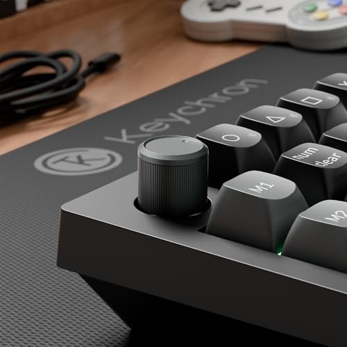 Keychron V0 Ultra 8K Polling Rate Wireless (2.4 GHz & Bluetooth) ZMK Custom Number Pad with Hot-swappable Banana Switches 360-Hr Battery OSA PBT Keycaps RGB Backllit for Mac Windows Linux - color: Hot-swappable Banana Switch
