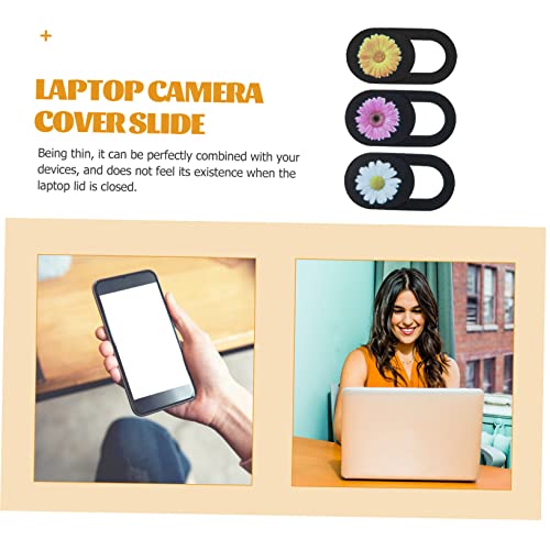 3pcs Webcam Privacy Cover Slide Ultra-Thin Laptop Camera Protector Easy to Install Lens Shield for Laptop Phone Privacy and Security