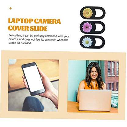 3pcs Webcam Privacy Cover Slide Ultra-Thin Laptop Camera Protector Easy to Install Lens Shield for Laptop Phone Privacy and Security
