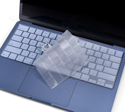 CaseBuy Keyboard Cover Skin for 2026 MacBook Neo 13-inch A18 Pro A3404 | MacBook Neo 13" Accessories Protector, Invisible Protection, Spill & Dust Resistant TPU Protector, US Layout, Clear - size: Macbook Neo 13"(2026 with Touch ID)