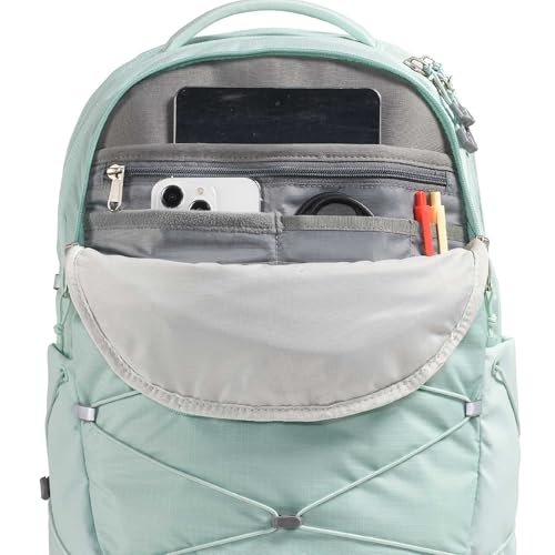 The North Face Borealis Commuter Laptop Backpack, Opal Frost, OSFA | Everyday Travel Bag, Laptop Sleeve, Reflective Details - color: Opal Frost