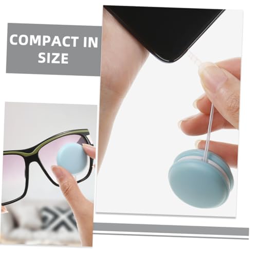 6Pcs Macaron Screen Cleaning Set for Phones Eyeglasses and Camera Lenses Soft Microfiber Streak-Free Portable Cleaning Tools