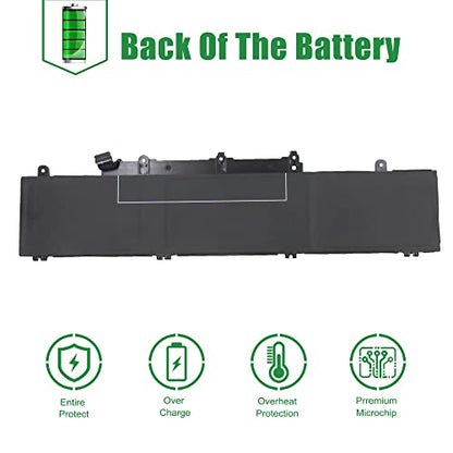 L19M3PD5 SB10X02591 5B10X02606 Laptop Battery Replacement for Lenovo ThinkPad E14 E15 Gen 2 3 4 Series L19L3PD5 L19C3PD5 11.1V 45Wh - size: 13.2*5.4*1.1inch L19M3PD5