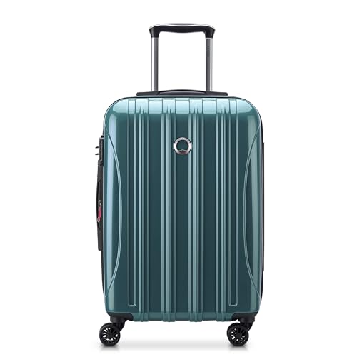 DELSEY PARIS Helium Aero Hardside Expandable Luggage with Spinner Wheels, Metallic Green, Carry-On Plus 21 Inch - color: Metallic Green, size: Carry-On Plus 21 Inch