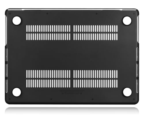 UESWILL Compatible with MacBook Pro 14 inch Case 2026-2021 Release with M1 M2 M3 M4 M5 Pro/Max Chip & Touch ID, Matte Hard Shell Protective Cover, Black - color: Black, size: MacBook Pro 14" (M1 M2 M3 M4 M5)