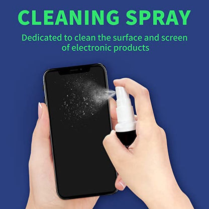 Phone Cleaning Kit, Phone Screen Cleaner, Cleaning Kit for iPhon Airpod | Cleaning Kit for Cell Phone Airpod, for iPhone Speaker Charging Port Cleaning Tool, Cleaning kit for Laptop USB C Lightning