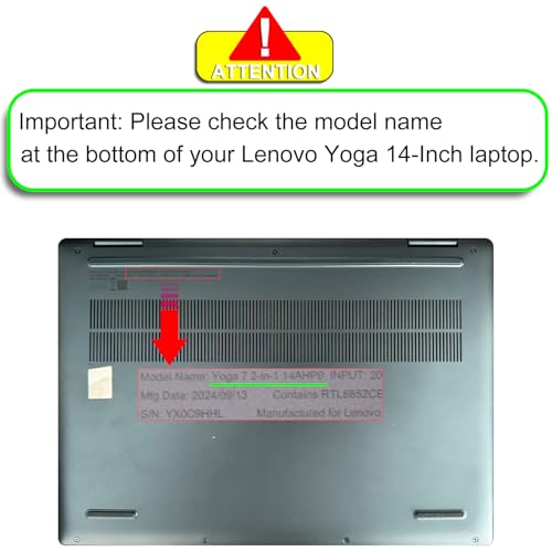 KEANBOLL 3-Pack Designed for 2024-2023 Lenovo Yoga 7 / 7i 14" 2-in-1 Touchscreen Laptop Screen Protector,(14IML9/14AHP9/14ARP8/14IRL8), Anti Glare and Anti Fingerprint (Matte) Shield - color: Anti Glare