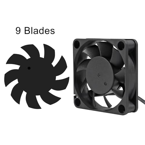 ACEIRMC 4pcs 6010 Fan 60x60x10mm DC 5V 60mm x 10mm Brushless Cooling Fan, Replacement Ball Bearing 60mm Fan for Cooling DIY PC Computer Case (6010 5V USB) - color: 6010 5V USB