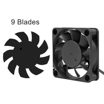 ACEIRMC 4pcs 6010 Fan 60x60x10mm DC 5V 60mm x 10mm Brushless Cooling Fan, Replacement Ball Bearing 60mm Fan for Cooling DIY PC Computer Case (6010 5V USB) - color: 6010 5V USB