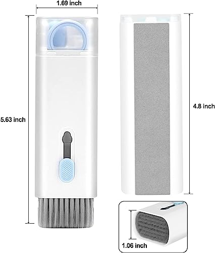 7-in-1 Electronic Cleaner Kit,Keyboard Cleaner,Laptop Cleaner Kit for Monitor, Cell Phone, Headset, Laptop Camera Lens (Blue) - color: Blue