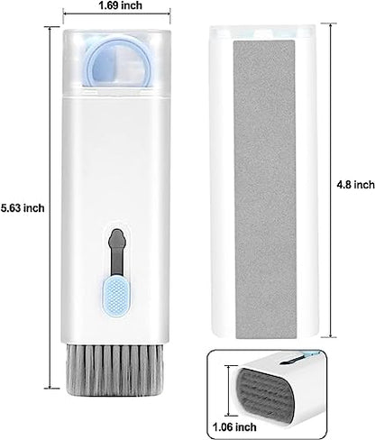 7-in-1 Electronic Cleaner Kit,Keyboard Cleaner,Laptop Cleaner Kit for Monitor, Cell Phone, Headset, Laptop Camera Lens (Blue) - color: Blue