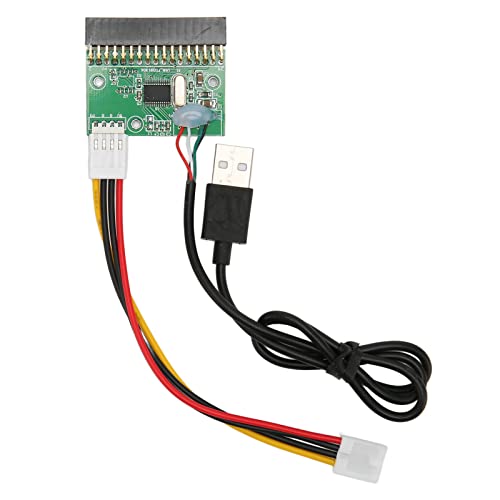 1Pack Hard Drive Power Converter Cable, 1.44MB 3.5in Floppy Drive Connector 34PIN to USB Converter Cable Floppy Connector Plug PCB Hard Power Cord for 1.44MB Ordinary, Jumper, OS X