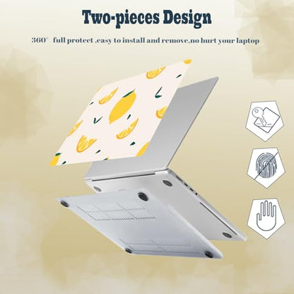 Laptop Shell for MacBook Air 11 inch Case 2015 2014 2013 2012 2011 2010 Release Model A1465 A1370,Air 11.6" Snap on Protective Laptop Hard Case & Keyboard Cover,Lemon - color: Lemon, size: Air 11" 2010-2015(A1370/A1465)