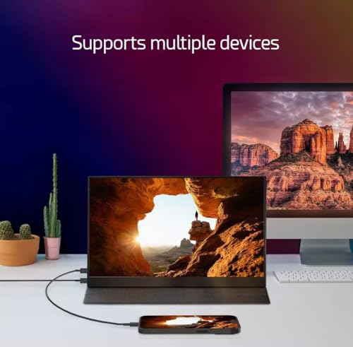 G70-T 1920 x 1080 15.6" 1080P Portable Monitor - IPS, Built-in Speakers, 60Hz, HDMI & USB-C