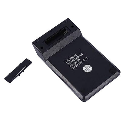 Wireless Numeric Keypad 2.4G | Compact & Portable, Auto Sleep Mode, 18 Keys for Laptop & PC, USB Receiver Included (Black)