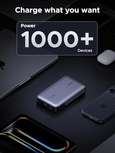 UGREEN Nexode 100W 20000mAh Power Bank, PD Fast for MacBook | Digital display, PD 3.0, 3-port fast charging. Charges iPhone 60% in 30min. Compatible with iPad, Galaxy.