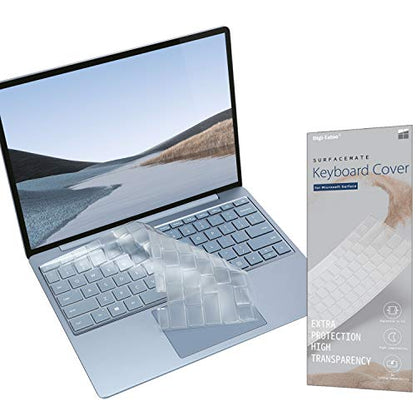 Keyboard Cover for 2023 Microsoft Surface Laptop Go 3/ Laptop Go 2/ Laptop Go 12.4" - Premium Ultra Thin, High Transparency Keyboard Protector Skin - size: Laptop Go 3/2/1