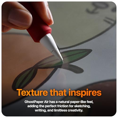 GhostPaper Air Premium Detachable Paper Feel Writing Sketching Surface Screen Protector, Air-ttach Nano Suction Mounting, Compatible with 8.3" iPad Mini 6th Gen (2021), iPad Mini A17 Pro (2024) - size: iPad Mini 8.3" (2021+)