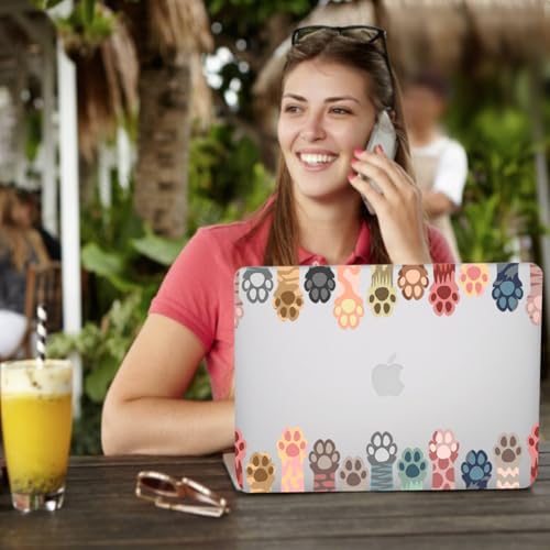 Compatible with MacBook Pro 14 inch Pro/Max Case 2025-2021 M5/M4/M3/M2/M1 Models A3434 A3185 A3401 A3112 A2918 A2992 A2779 A2442, Plastic Laptop Shell & Keyboard Cover, Enchanting Cat Paws - color: Enchanting Cat Paws, size: Pro 14.2" (2026-2021)M5/M4/M3/