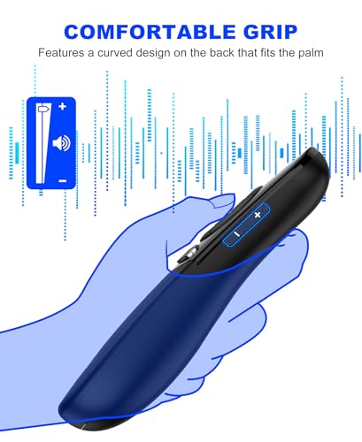 USB Type C Wireless Presentation Clicker, BT&RF 2.4GHz Dual Modes Presenter Remote for PowerPoint Presentations Compatible with Bluetooth-Enabled Laptops Desktop Computers - style: AAA+USB A&C+BT