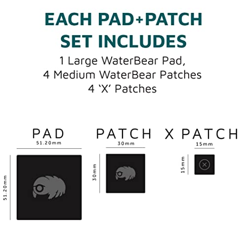 KUVRD Waterbear - Universal Screen Cleaners - Teeny Tiny Cleaning Tools for Your Lenses & Screens - 2-Pack - (1 Patch Set, 1 Pad Set) - size: 2-Pack (1 Patch Set, 1 Pad Set)