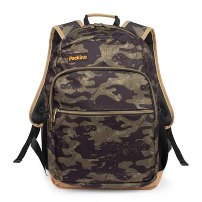 24L Travel Laptop Backpack, Business Anti Theft Slim Sturdy Large Laptops Backpack, Water Resistant College Computer Bag Gift for Men & Women Fits 17 Inch Notebook, Camouflage