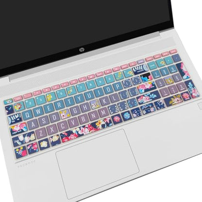 Keyboard Cover for 15.6" HP ProBook 450/455/650 G8/G9/10, Cute Keyboard Skin, Red Flowers - color: Red Flowers