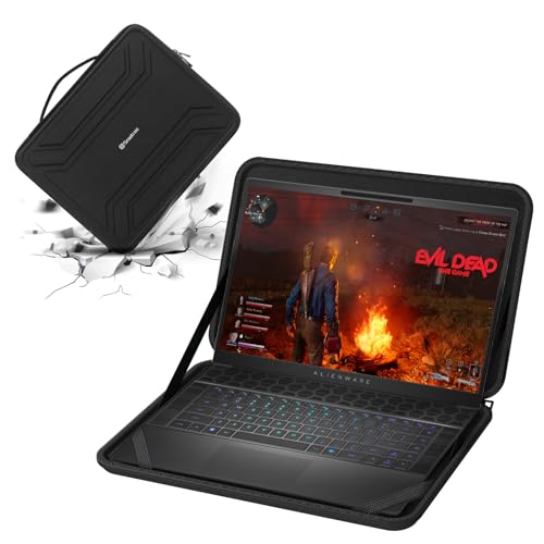 Smatree 16 inch Hard EVA Shell Case for Alienware 16 Area-51 Gaming Laptop | Compatible for Alienware 16 Area-51 Gaming Laptop, Alienware x16/m16 R1 Gaming Laptop (Not Fit with Alienware m16 R2) - color: Black-for 16 inch Alienware M16 R1