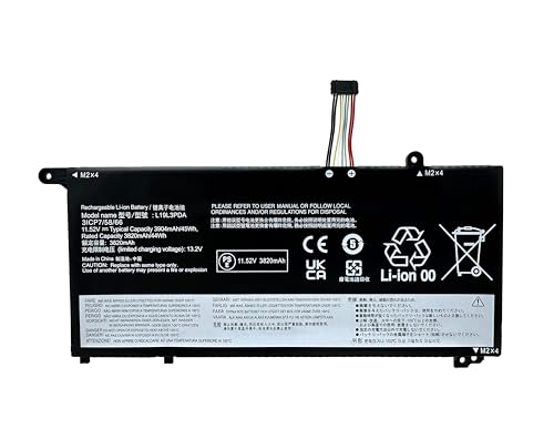 L19M3PDA Laptop Battery Replacement for Lenovo ThinkBook 14 G2 ITL are / 14 G3 ACL ITL / 14 G4 ABA IAP / 15 G2 ITL are / 15 G3 ACL ITL /15 G4 ABA IAP Series L19L3PDA L19D3PDA L19C3PDA