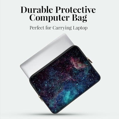 Laptop 13 inch Sleeve Case for MacBook Air 13-13.6 inch, Laptop Bag Cover for MacBook Pro 13" 14 inch, Shockproof Briefcase Travel Carrying Sleeve for 14" Chromebook HP Dell I Galaxy Nebula - color: Galaxy Nebula