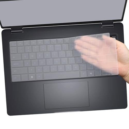 Keyboard Cover for 2026 2025 Dell Pro 14 PC14250/14255,Pro 14 Plus PB14250/14255,Pro 14 Max MC14250/14255 14'' (NOT FIT Dell Pro Max 14 Premium & Education/Rugged/Essential 14)-Clear - color: Clear