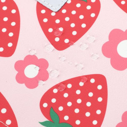Canvaslife Pattern 13 inch Canvas Laptop Sleeve with Pocket 13 inch 13.3 inch Laptop 13 case13 Sleeve (Strawberry) - color: Strawberry, size: 13 inch/13.3 inch