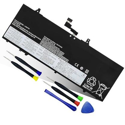 60Wh L22M4PF0 L22C4PF1 Battery for Lenovo Yoga Slim 6-14APU8 6-14IAP8 6-14IRH8 6-14IRP8 & 7-14IMH9 7-14IRP8 Series – 5B11J63614 5B11N45328 L22C4PF0 L22M4PF1 - size: 11.12*3.73*0.19 IN L22M4PF0