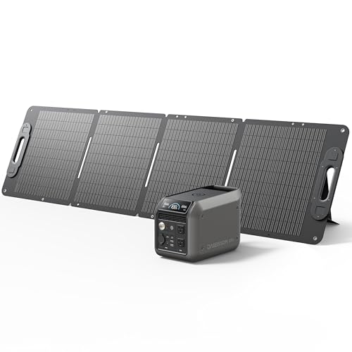 Dabbsson 768Wh Solar Generator with 120W Solar Panel,Portable Power Station,Up to 900W AC Output,1.5X Extended Runtime,Recharge 100% in 1.6 Hrs, 600L Semi-Solid LiFePO4,EPS,100W USB-C,for Camping RV - style: 600L+SP120W Solar Panel
