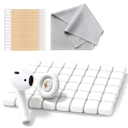 MOLOPPO Cleaning Putty, Cleaner Kit for Airpods, Phone Cleaning Kit (White) | Remove Ear Wax & Dirt & Gunk from Device's Small Crevices, for Airpods Charging Case/Headphones/Electronics - color: B1-White