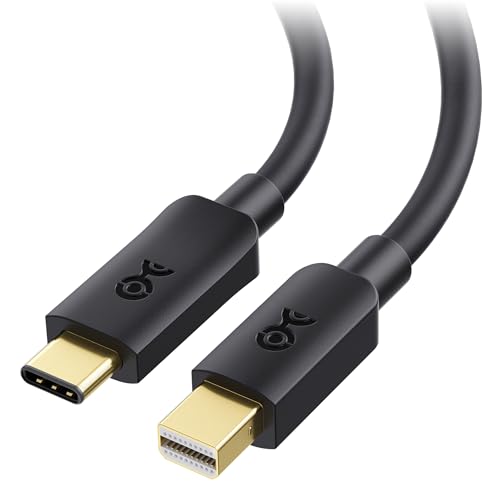 Cable Matters Unidirectional USB-C to Mini DisplayPort Cable – 6ft, up to 4K@60Hz – [USB-C Hosts to Mini DP Monitors Only] – [NOT for Thunderbolt/USBC Monitors, NOT for USBC or Thunderbolt 3 Storage]