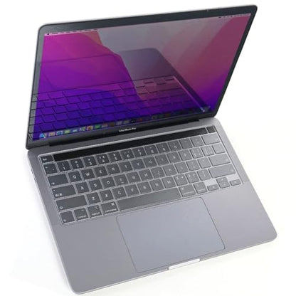 Ultra Thin Clear Keyboard Cover for 2020-2024 New MacBook Pro 13 Inch Model A2338 M2 M1 A2289 A2251 & 2020 2019 MacBook Pro 16 inch Model A2141 with Touch Bar & Touch ID Keyboard Skin Protector Cover - size: Mac Pro 13(No Cover Touchbar)