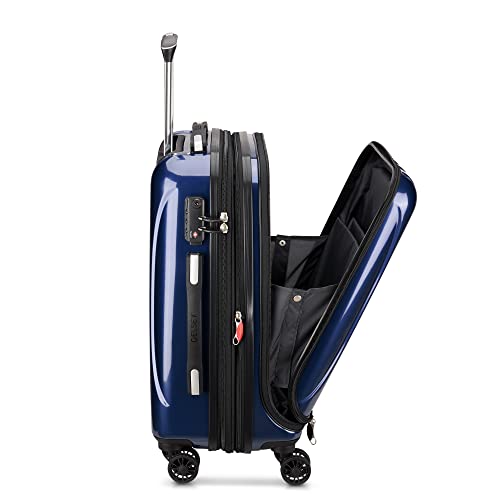 DELSEY PARIS Helium Aero Hardside Expandable Luggage with Spinner Wheels, Blue Cobalt, Carry-On 19 Inch - color: Blue Cobalt, size: Carry-On 19 Inch