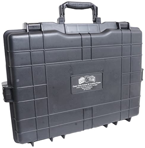 Case Club Waterproof Hard Case for 15-17 inch Laptops & Accessories - Heavy Duty Hard Case Compatible with 15.6 and 17.3 inch Laptops and Gaming Accessories